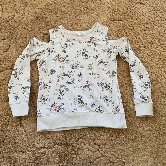 Floral warehouse one off the shoulder crew - Picture 1 of 2